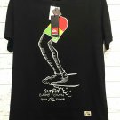 Quiksilver legs on the surfboards surfin cape town, black premium shirts