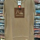 Quiksilver square logo, brown premium shirts