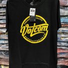 Volcom circle logo manufacturing co, black premium shirts