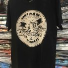 Volcom relax on hawaii beach, black premium shirts