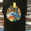 Ripcurl coconut tree on the valey, black premium shirts