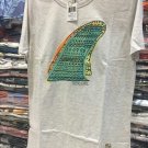 Ripcurl abstract fins rainbow, misty grey premium shirts