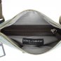 GREEN CANVAS LEATHER CROSSBODY MESSENGER SHOULDER BAG