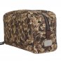 BROWN PATTERN CANVAS TOILETRY BAG