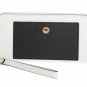 WHITE BLACK GREENWICH CONTINENTAL WALLET