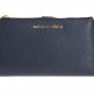 NAVY BLUE JET SET TRAVEL WRISTLET WALLET