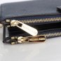 NAVY BLUE JET SET TRAVEL WRISTLET WALLET