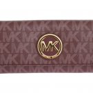 PURPLE FULTON CONTINENTAL WALLET
