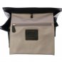 BLACK CHARLIE SADDLE LEATHER LARGE TOTE BAG