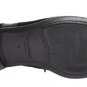 BLACK LEATHER PONY HAIR DERBY SHOES