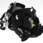 BLACK MULTICOLOR FLORAL CRYSTAL HAIR CLAW