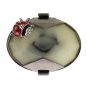 SILVER LADYBIRD STONE CRYSTAL STATEMENT RING