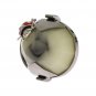 SILVER LADYBIRD STONE CRYSTAL STATEMENT RING