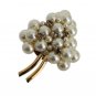 WHITE PEARL GOLD BRASS CLIPON EARRING
