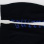 BLUE WOOL BUTTON DOWN LOGO CARDIGAN