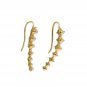 WHITE PEARL HOOK GOLD 925 SILVER EARRINGS