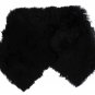 BLACK ALPACA FUR SHOULDER COLLAR SCARF