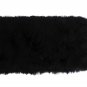 BLACK ALPACA FUR SHOULDER COLLAR SCARF