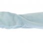 BLUE SUEDE ELBOW BUTTON GLOVES