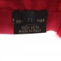 RED LEATHER MINK FUR ELBOW GLOVES