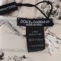 BEIGE SILK BIRD PATTERN SCARF