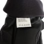 BLACK LEATHER PADDED WINTER GLOVES