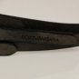 GRAY LEATHER LOGO BELT