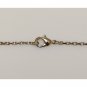 BRASS SILVER DG CRYSTAL NECKLACE