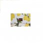PURSE SICILY SATCHEL WHITE LEMON PRINT LEATHER SHOULDER CLUTCH
