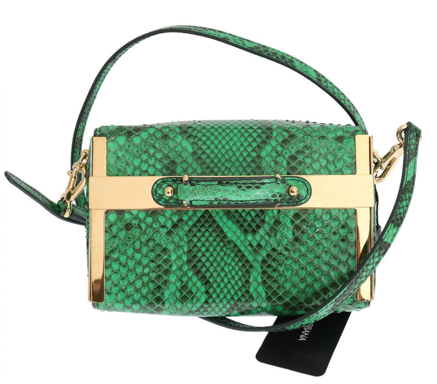 lime green snake skin purse