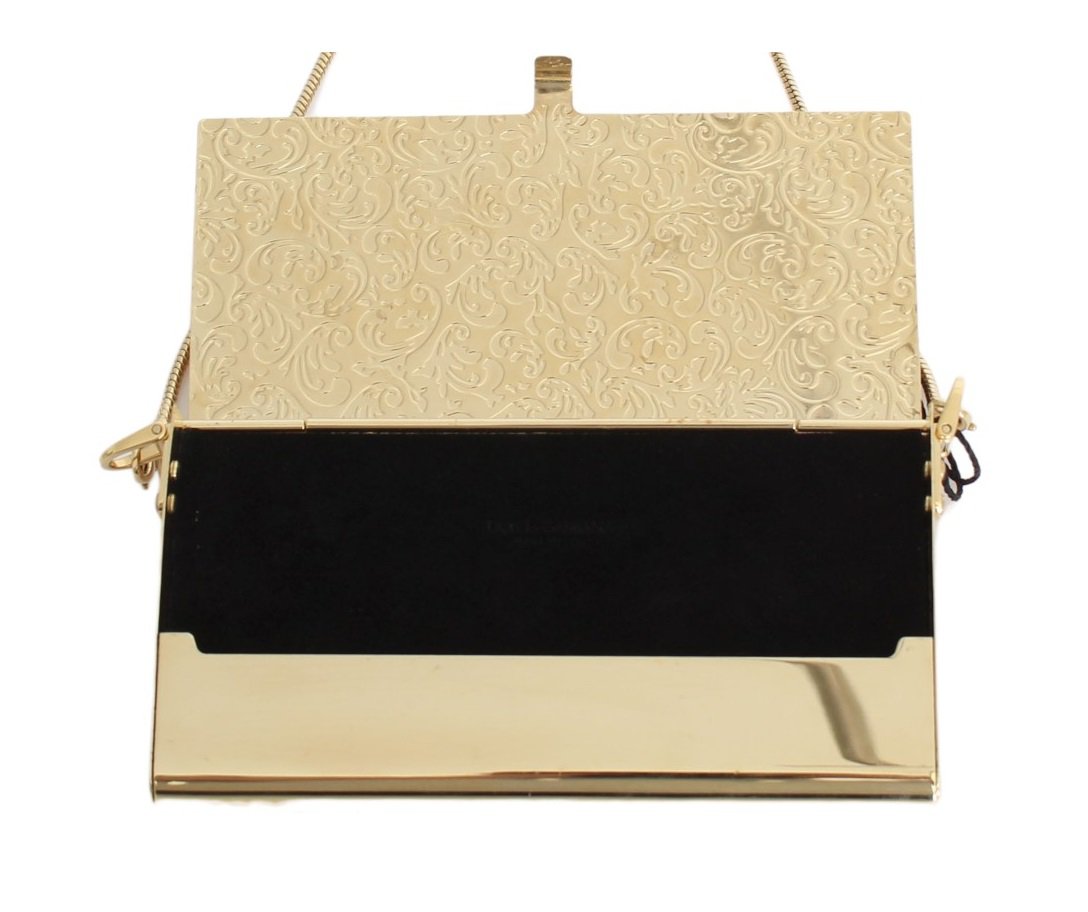 gold crystal clutch bag