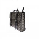 BAG BLACK OWL PRINT LEATHER BACKPACK