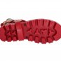RED MAJOLICA PRINT ANKLE RUBBER BOOTS