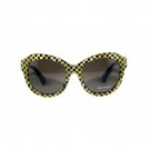 Lunette de soleil femme – Acétate Doré Noir ALAIN MIKLI
