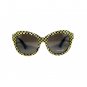 Lunette de soleil femme – Acétate Doré Noir ALAIN MIKLI