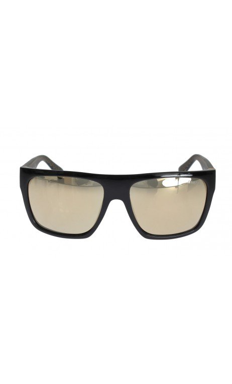 Black Plastic Frame UV Lens Sunglasses