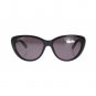 Black Plastic Frame UV Lens Sunglasses