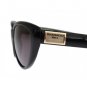 Black Plastic Frame UV Lens Sunglasses