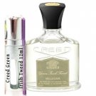 Creed Green Irish Tweed sample Travel Spray 12ml