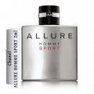 Chanel ALLURE HOMME SPORT sample Travel Spray 2ml