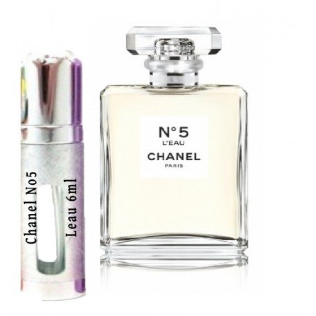 Chanel N5 L'eau sample Travel Spray 6ml