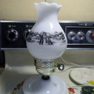 Currier and Ives Bedside Lamp