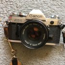 Canon AE1 Program SLR film Camera & 50 MM 1.8 Canon Lens