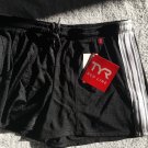2 TYR BLACK MESH SHORTS SIZE  M WITH TWO FRONT  POCKETS. RETAIL  $50