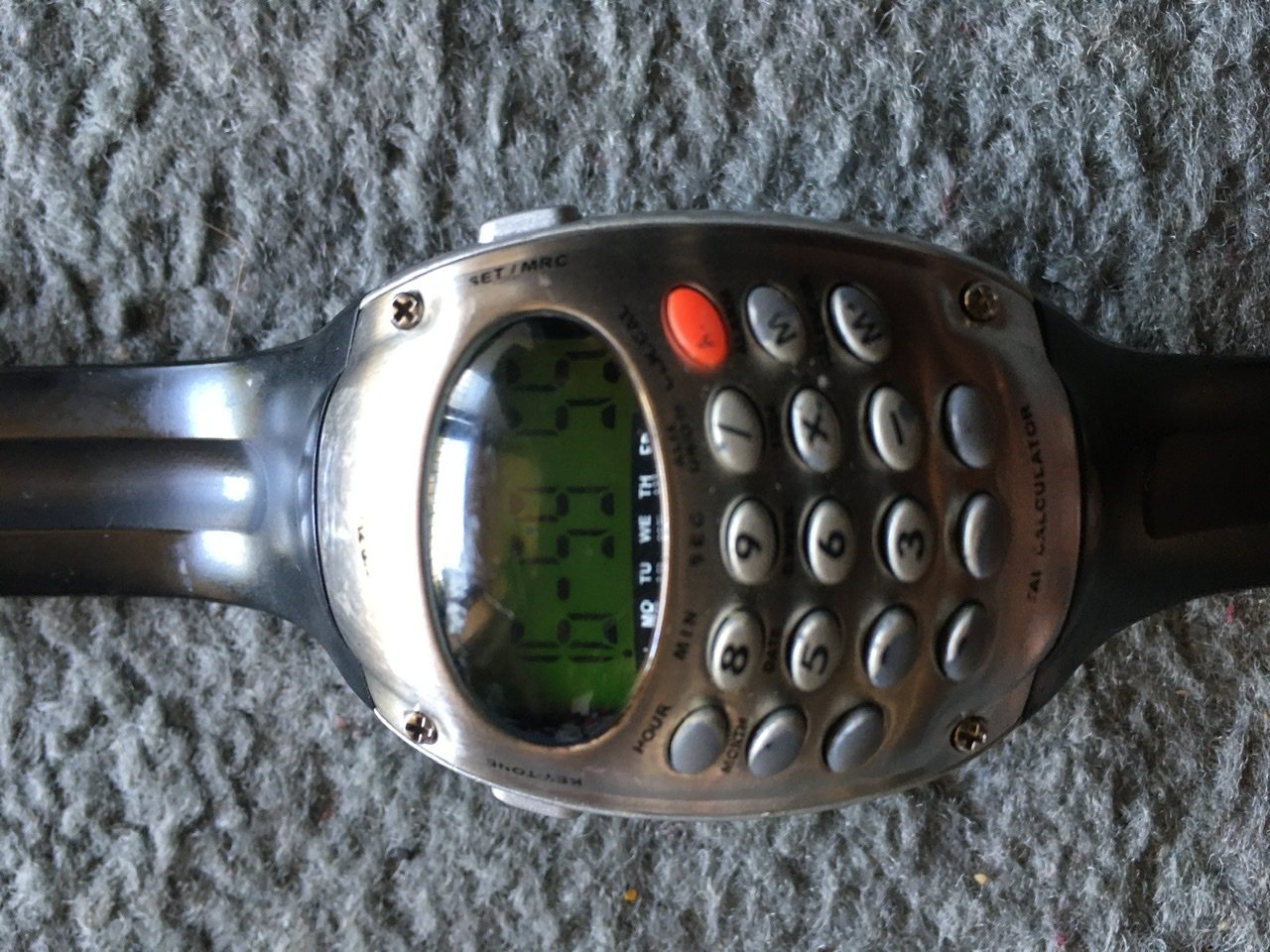 Athletic Works Calendar Calculator Watch.