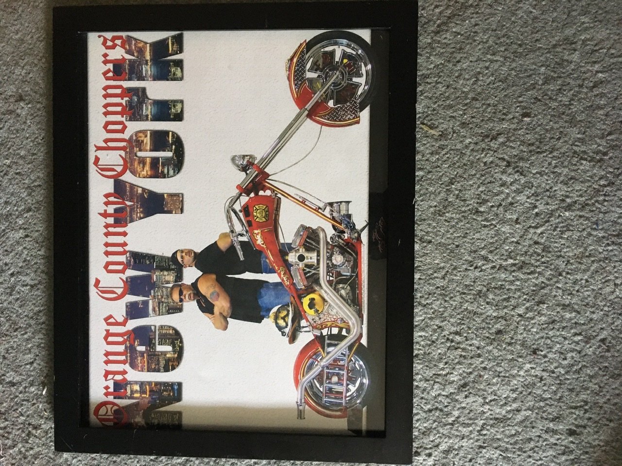 Orange County Choppers New York Father And Son Photo Print Picture