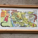 The family circus Even without Batteries he  keeps  Going .....  “by Bil keane. Framed. Rare Find.