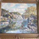 Stunning Ike Koenig Oil Painting Original Art Vintage. Greet Find.