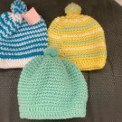 3 Brand New Beautiful Kits Knit Winter Hats.