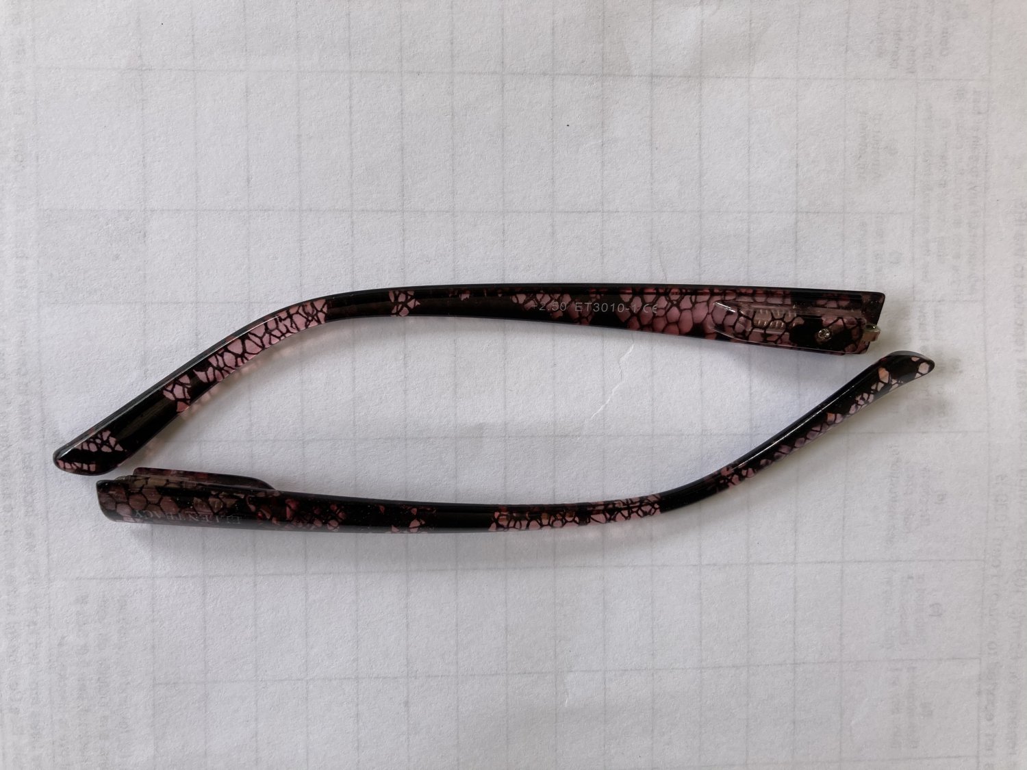 Ellen Tracy Eyeglasses Handles . Handles Only.